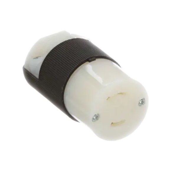 HBL7506C Twist-Locking Socket, 15 A/125 VAC, 10-18 AWG, Screw Terminal