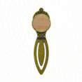 thumbnail image 1 of Fabric Flax Knit Kahki  Bookmark Retro Office Label Page Marker, 1 of 4