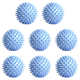 thumbnail image 1 of Bola de masaje con punta, rodillo muscular compacto de 6cm para estrés en manos y pies, color azul, 1 of 5