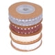 thumbnail image 1 of 4 Roll of 2 Yard Adhesive Ribbon Weaving Cotton Hollow Brim Gift Packaging Ribbon DIY Self-sticking Accessories for Party Home Office (Mixed Color), 1 of 3