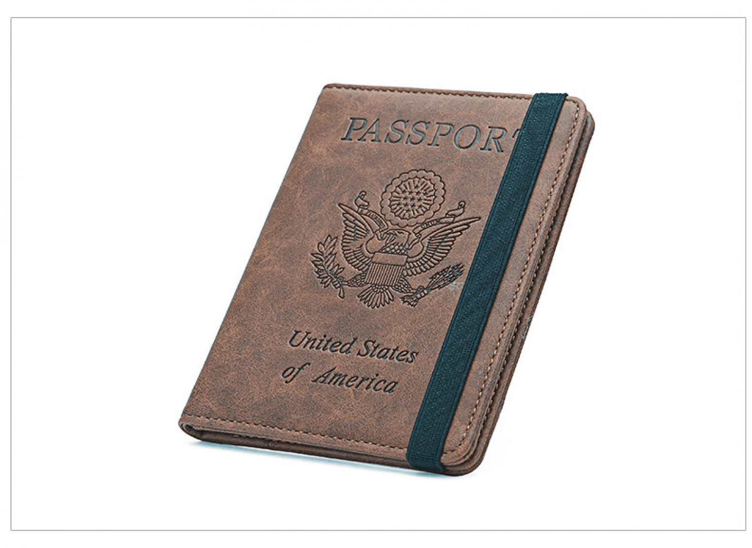 - HOTCOOL Leather RFID Blocking Passport and Vaccine Card Holder Combo Wallet Travel Cover Case Skeleton Starry Sky Passport Holder with with Pen with USA CDC Vaccination Card Slot Elastic Strap Pro 