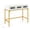 White, variant on Giantex Console Table w/LED Lighting, Wooden Slim Sofa Table w/Charging Station & Metal Legs, White
