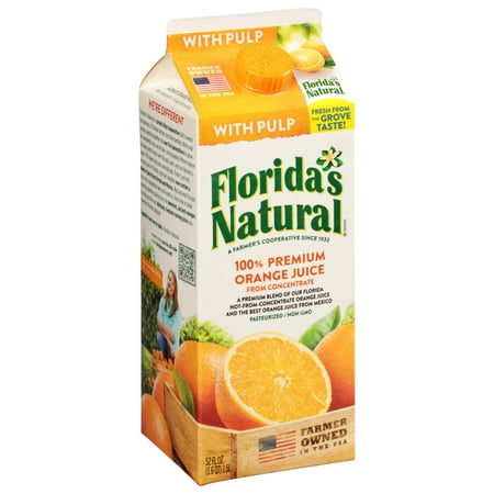 Florida's Natural Orange Juice With Pulp 52 oz