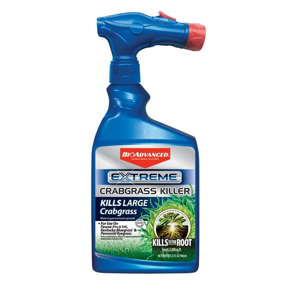 BioAdvanced Extreme Crabgrass Killer, Ready-to-Spray, 32 oz, 5,000 Sq Ft