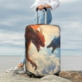thumbnail image 6 of Picia Cloud Red And Blue Dragon Luggage Protector Cover Thicken Suitcase Protector Cover Fit 18-32 Inch Luggage-Medium, 6 of 9