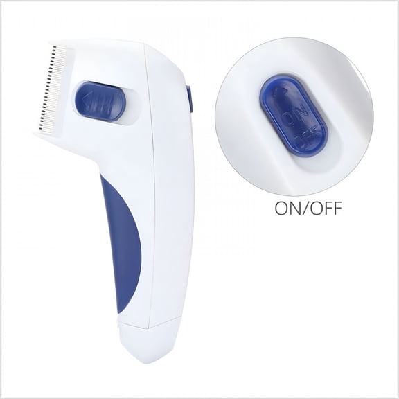 ACDANC Lice Remover Electric Flea Zapper Safe Cat Dog Cleaning Comb Hair Brush