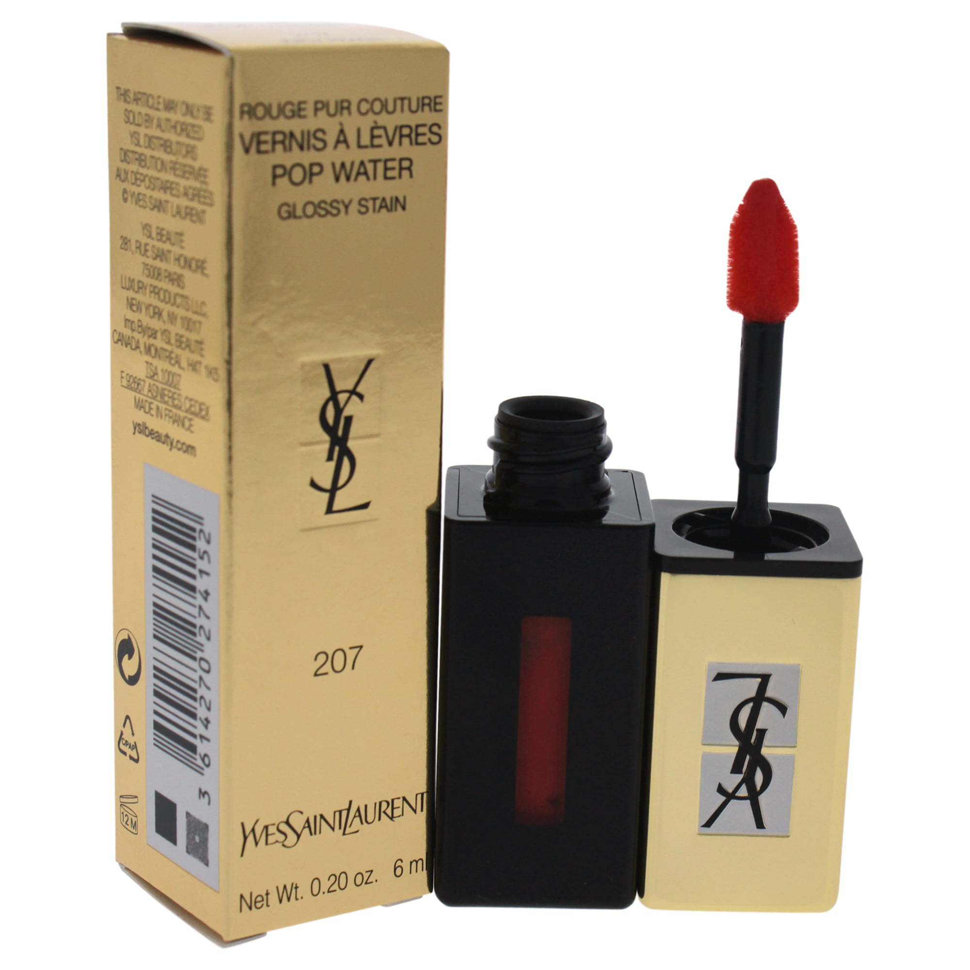 Vernis a Levres Pop Water Stain - # 207 Juicy Peach by Yves Saint Laurent for Women - 0.2 Lip Gloss | Walmart Canada