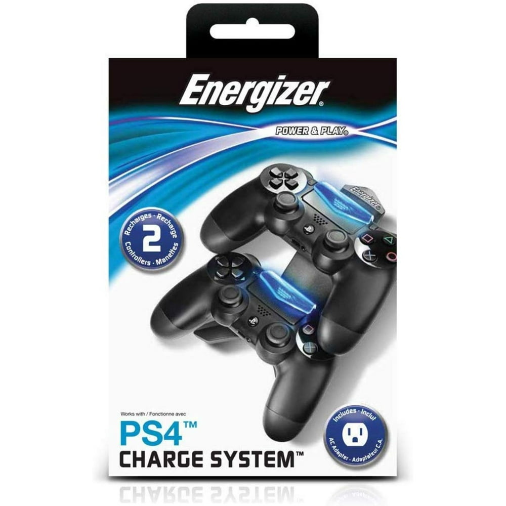 PDP Energizer 2X Controller Charging Station for PS4, Charging station