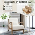 thumbnail image 5 of Bonzy Home Mid Century Modern Accent Chair, Set of 2, White, 5 of 6