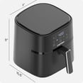 thumbnail image 2 of Chefman 6 Qt Compact Digital Touch Air Fryer w/ Hi-Fry & Shake Reminder - Black, 2 of 8