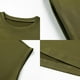 thumbnail image 5 of Vestido de verano para mujer, vestido formal suave con cuello redondo para uso diario, oficina y salir L, 5 of 7