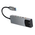 thumbnail image 2 of Tarjeta de sonido 6 en 1 para ordenador, convertidor de audio externo USB 5.1 multifunción para portátil, de aluminio, 2 of 6