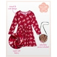 thumbnail image 2 of dELiA*s Girls' Dress - Super Soft Casual Long Sleeve Dress with Purse (7-16), 2 of 7