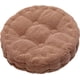 thumbnail image 1 of Nvzi 17” Round Bistro Cushions,17 inch Round Cushion with Cotton Filled, Brown Peacock Chair Cushions Round for Home Office, Dining, Kitchen, 1 of 5