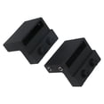 thumbnail image 4 of 4 topes negros para puertas corredizas de granero con rieles, 4 of 5