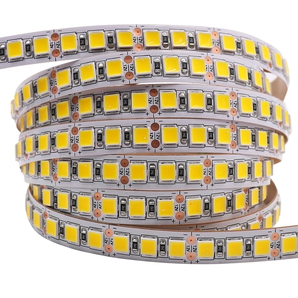 Tira de luces LED de 12V y 5M, 5054, 5050, RGB, SMD, 120led, 60LED, 240LED, 2835, 5630, cinta LED Flexible impermeable para decoración del hogar, 9 colores Tan Jianjun unisex
