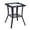 Black, variant on Outdoor Side Table with Storage Wicker Patio Side Table, Tempered Glass Top End Table for Balcony Porch Deck