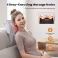 thumbnail image 4 of COSYSKY Neck and Back Massager with Heat, Shiatsu Deep-Kneading Massager for Chairs, Car, Gift for Women & Men, 4 of 9