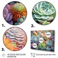 thumbnail image 3 of Designart "Succulent Harmony Green Garden II" Floral Floater Framed Canvas Print, 3 of 7