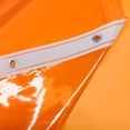 thumbnail image 4 of Barossa Design Lightweight Waterproof Shower Curtain PEVA Liner with 3 Magnets -Clear Orange, 72" x 72", 4 of 7