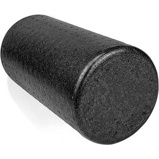 Athletic Works 18 in. x 5.5 in. Hollow Core Foam Roller, Deep Tissue  Massage Roller, Black