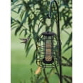 thumbnail image 2 of ievspot 1 Pcs Hanging Iron Cage Bird Feeder,Squirrel Proof Bird Feeders for Outside Hanging,Premium Grade Black Grid Tube WildBird Feeder, 2 of 3