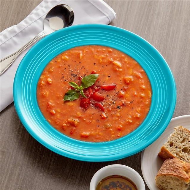 Tuxton CID-090 Bol à Soupe de 12 Oz Bord Bleu de l'Île