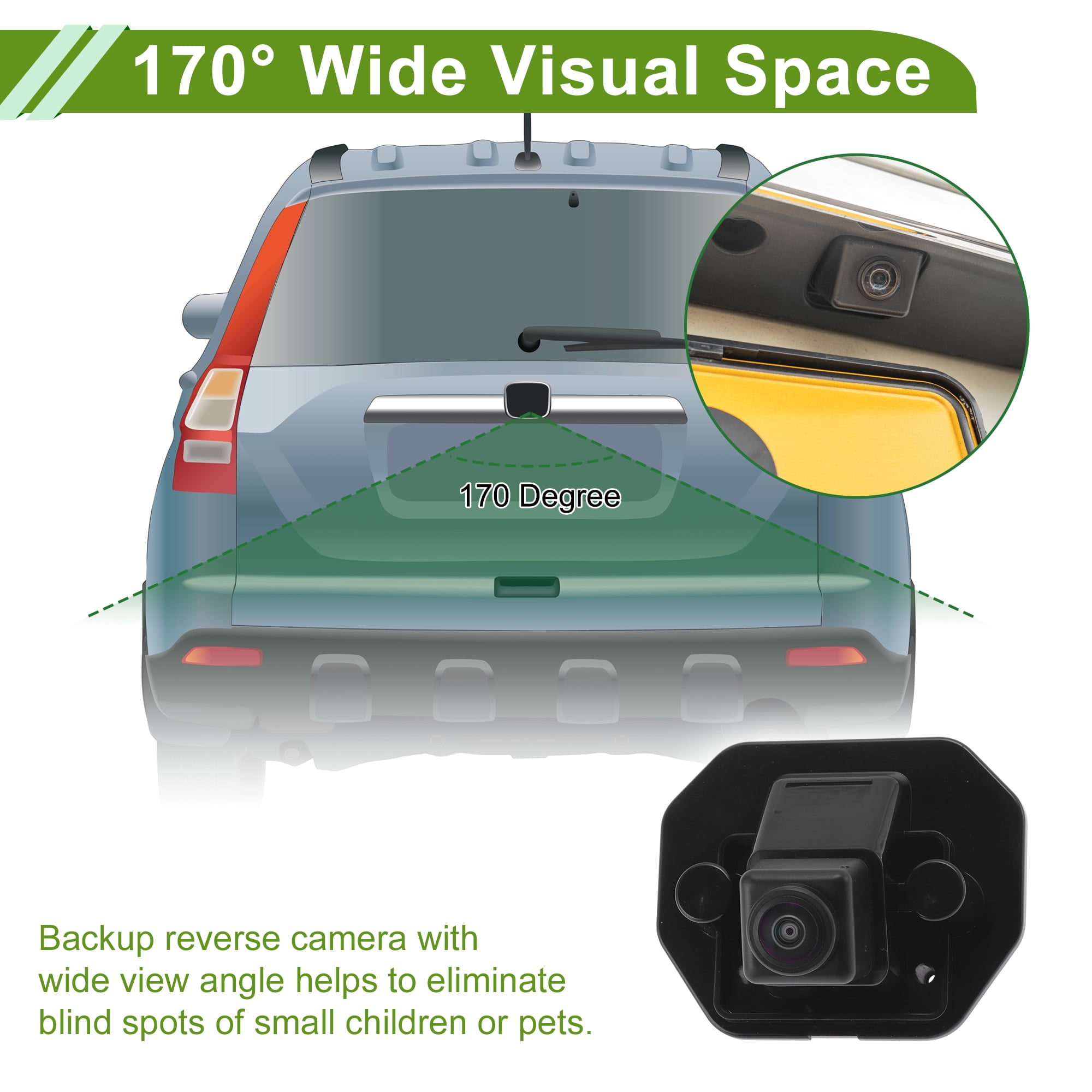 Unique Bargains Car Park Assist Rear View Backup Reverse Camera for Nissan Rogue 2020-2022