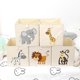 thumbnail image 2 of Caja de almacenamiento organizadora cuadrada para niños, contenedores de juguetes, ropa para niños, contenedor de zapatos, artículos diversos de animales de dibujos animados, 2 of 5