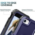 thumbnail image 2 of For iPhone 7 / 8 / SE 2020 / SE 2022 Slim Case,Luxury Hybrid Hard PC and TPU Rugged Bumper 3-In-1 Rotatable Magnetic Ring Kickstand Four Corner Guard Shockproof Anti-Scratch Back Phone Cover, Blue, 2 of 7
