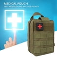 thumbnail image 4 of Bolsa de botiquín de primeros auxilios, bolsa táctica de emergencia, bolsa médica, botiquín de primeros auxilios de viaje, bolsa de rescate, para acampar al aire libre, portátil (no contiene ningún material médico) MFZFUKR 221342-3, 4 of 8