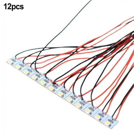 

SUNFEX 12 X Pre-Wired Cold White 12V Smd Led Building Interior Lighting With Wires