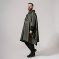thumbnail image 6 of Mac in a Sac - Poncho - Packable Waterproof Cape for Men & Women - Lightweight and Breathable Rain Jacket with Hood that Packs into its own Bag - Khaki - One-Size, 6 of 7