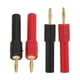 thumbnail image 5 of Adaptador de 5ss Plan de plátano de plátano Material de Latón PA 2 mm/0.08in Macho A 4 mm/0.16 Pulgadas Conector de Plátano Negro Rojo Hembra, 5 of 7