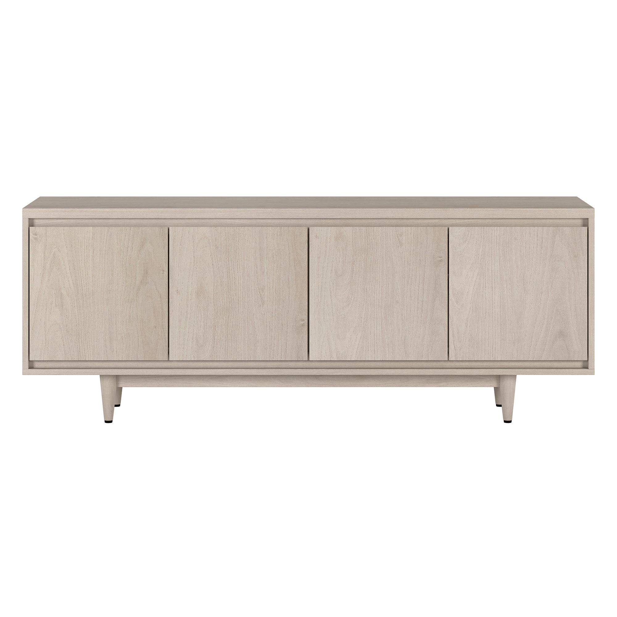 Aelin Rectangular TV Stand for TV's up to 75" in Alder White