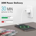 20W USBC Fast Charger Block for iPhone 14/Pro/13/Pro/12/Mini/11 Pro