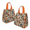 thumbnail image 2 of Pioneer Flower Floral Print Pattern Insulated Lunch Bag for Women & Adults,Large Portable Soft Cooler Lunch Bag,Thermal Food Storage Tote with Pearl Cotton,8.66L,8.75x5.75x9.5 Inch, 2 of 6