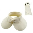 thumbnail image 5 of Yoyauz Summer brimmed sun hat, sunscreen, UV protection, empty top hat, foldable straw hat for beach outing, 5 of 6