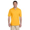 thumbnail image 3 of Jerzees Mens SpotShield Short Sleeve Jersey Sport Shirt, 2X, Gold, 3 of 5