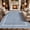 9x12ft Blue, variant on 9 x 12 ft Washable Area Rug, Scalloped Bordered Non Slip Soft Low Pile Stain Resistant Non-Shedding Rug for Living Room Bedroom Dining Room - Beige