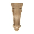 thumbnail image 3 of 12-1/2 in. x 5-3/8 in. x 5-5/8 in. Unfinished Large North American Solid Cherry Classic Traditional Plain Wood Corbel, 3 of 6