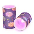 thumbnail image 7 of Yayeee Flameless Candles with Remote Flickering Battery Operated Multi Color Changing, Candy Cosmic Swirls, 7 of 7