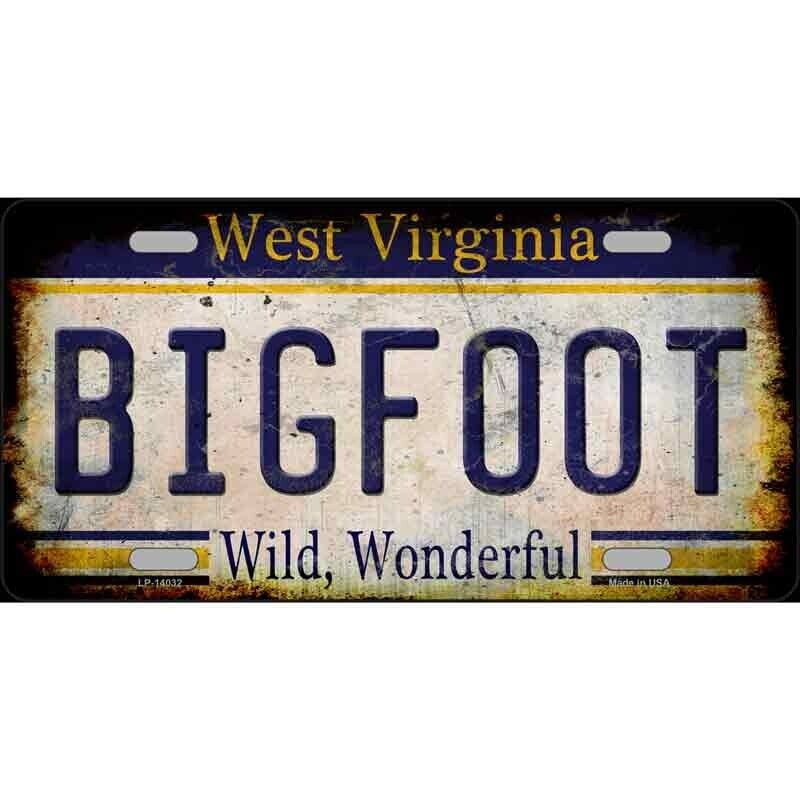 West Virginia Sasquatch Hunting Permit Sticker Vinyl Bigfoot