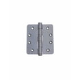 thumbnail image 1 of Charnière de Porte en Laiton 4′′x4′′x4mm – Nickel Satiné Noir Mat et Chrome/ Roulement à Billes Robuste / Embout Plat / Pièce Unique, 1 of 4