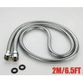 thumbnail image 5 of 6Ft Stainless Steel Shower Head Hose Handheld Extra Long Bathroom Tube Hot, 5 of 6