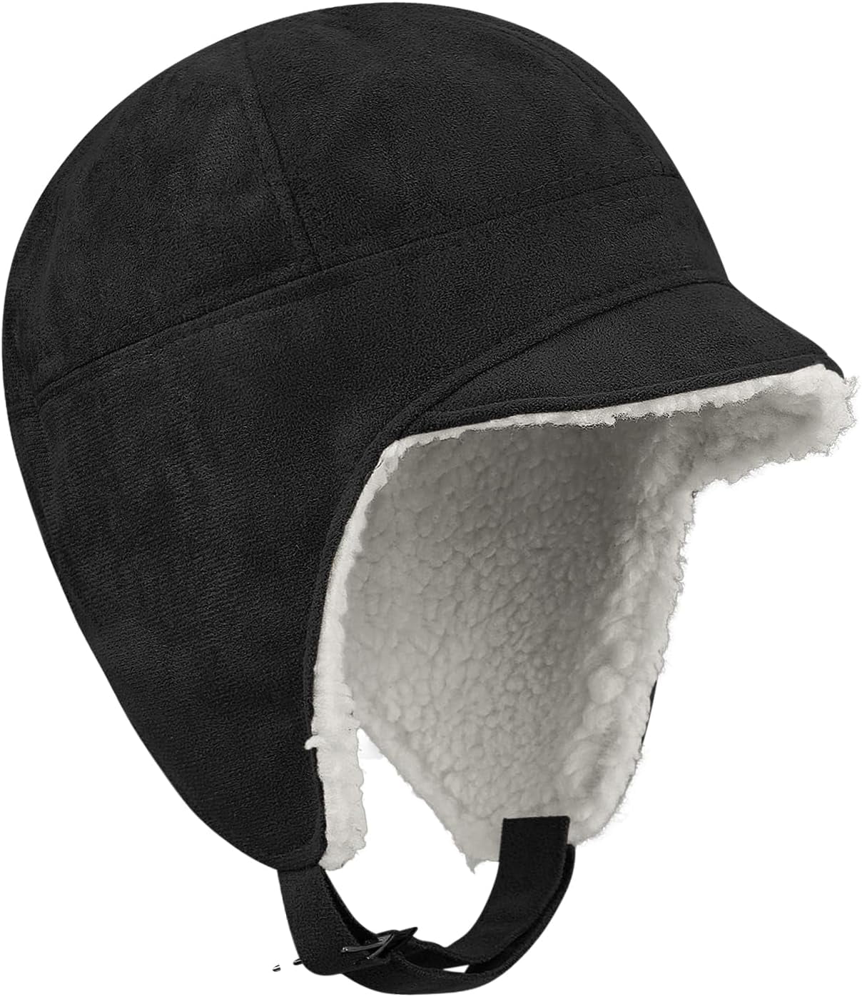 YooGuoGuo Winter Hat with Soft Short Brim Russian Trapper Hat Winter Trooper Hat Ear Flaps Ushanka Snow Skiing Eskimo Hat Cap