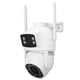 thumbnail image 1 of Cámara de Seguridad de Doble Lente Cámara de Vigilancia Inalámbrica Tilt de 360 ​​IP66 A PrueBa de Agua Con Audio Bidireccional Deteción Humana Para El Hogar, 1 of 7