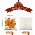 thumbnail image 2 of 4 PCS Fall Pillow Covers Decoration,20x20in Buffalo Plaid Farmhouse Pumpkin Maple Leaves Thanksgiving Fall Throw Pillows Cushion Case Couch Decor for Autumn Home Outdoor Decorations, 2 of 6
