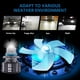thumbnail image 5 of Muyoka Luces antiniebla LED 2 piezas Luces antiniebla LED automáticas Lente del proyector Lámpara LED Impermeable H7 H11 28W 8000LM Bombilla de conducción del faro, luz amarilla Muyoka Hogar, 5 of 7
