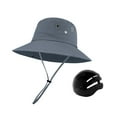thumbnail image 1 of Sombrero de sol Yinane sombrero de pesca Protección Solar verano Visera gris, 1 of 8